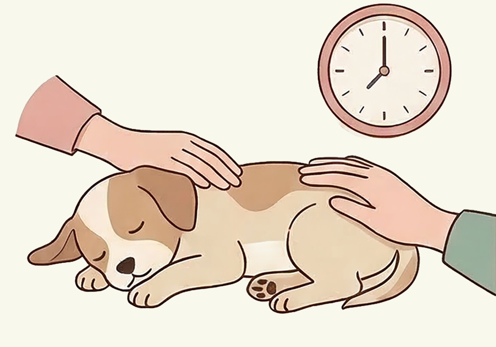 임종 직후, 마음 다스리기